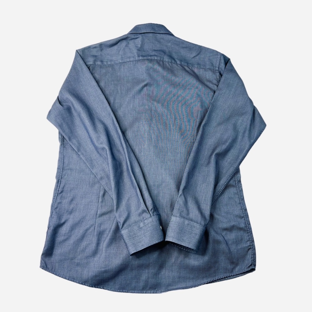 ETON Slim Fit Size XL Men’s Blue Oxford Cotton Shirt MSRP $185 - Picture 2 of 13